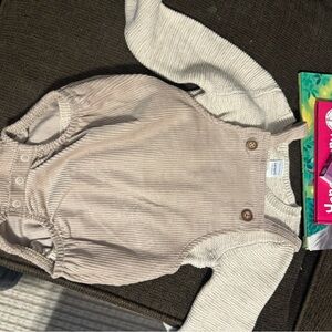 Carter's Beige Corduroy One Piece